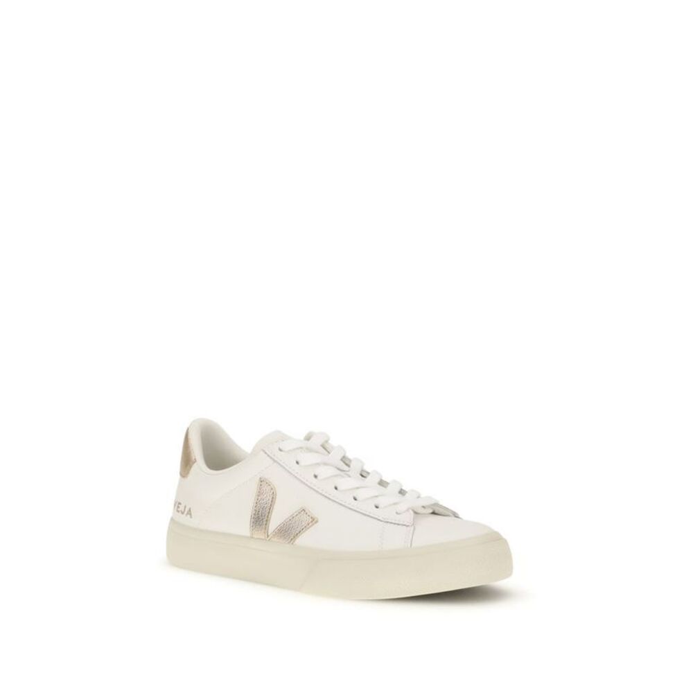 Veja White Calf Leather Bos Taurus Low Top Women's Sneakers - Picture 2 of 4